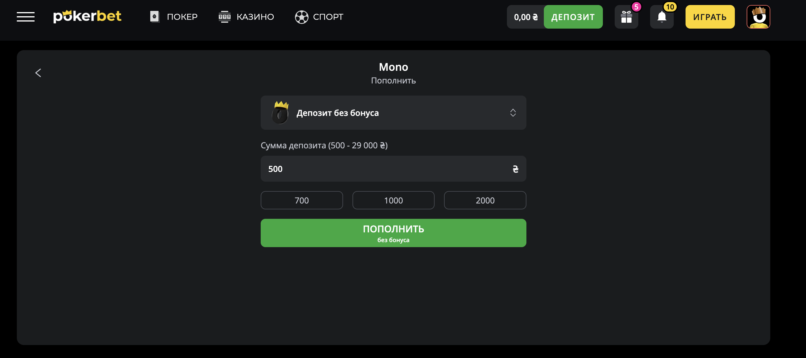 Графік порівняння реального часу обробки виведень через Monobank у п'яти онлайн-казино з ліцензією Кюрасао